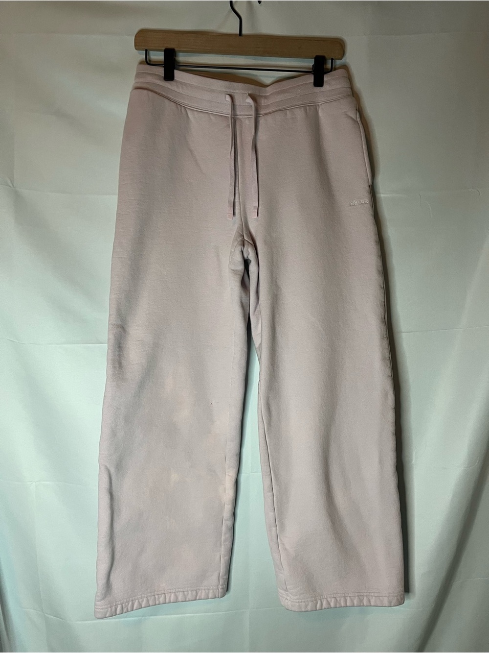 Aritzia Perfect Fit Sweat Fleece Pink Sweat Pants